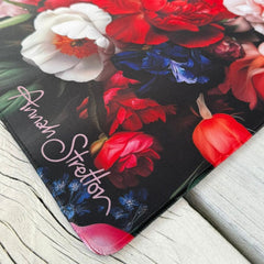 Mini Feeding Mat - Small / Square / Red