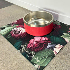 Mini Feeding Mat - Small / Square / Green