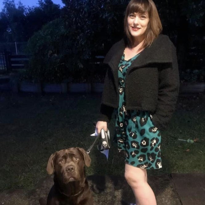 Rachel and her dog Bear love using Doggy Daily to help his allergies