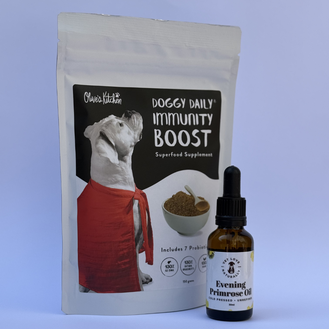 Doggy Daily + Evening Primrose Oil Combo