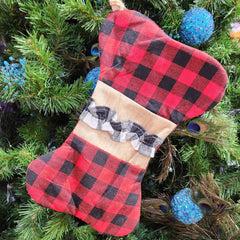 Christmas Bone Stocking - Red