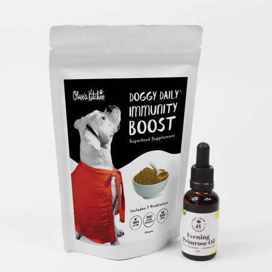 Doggy Daily 150gm and Evening Primrose oil