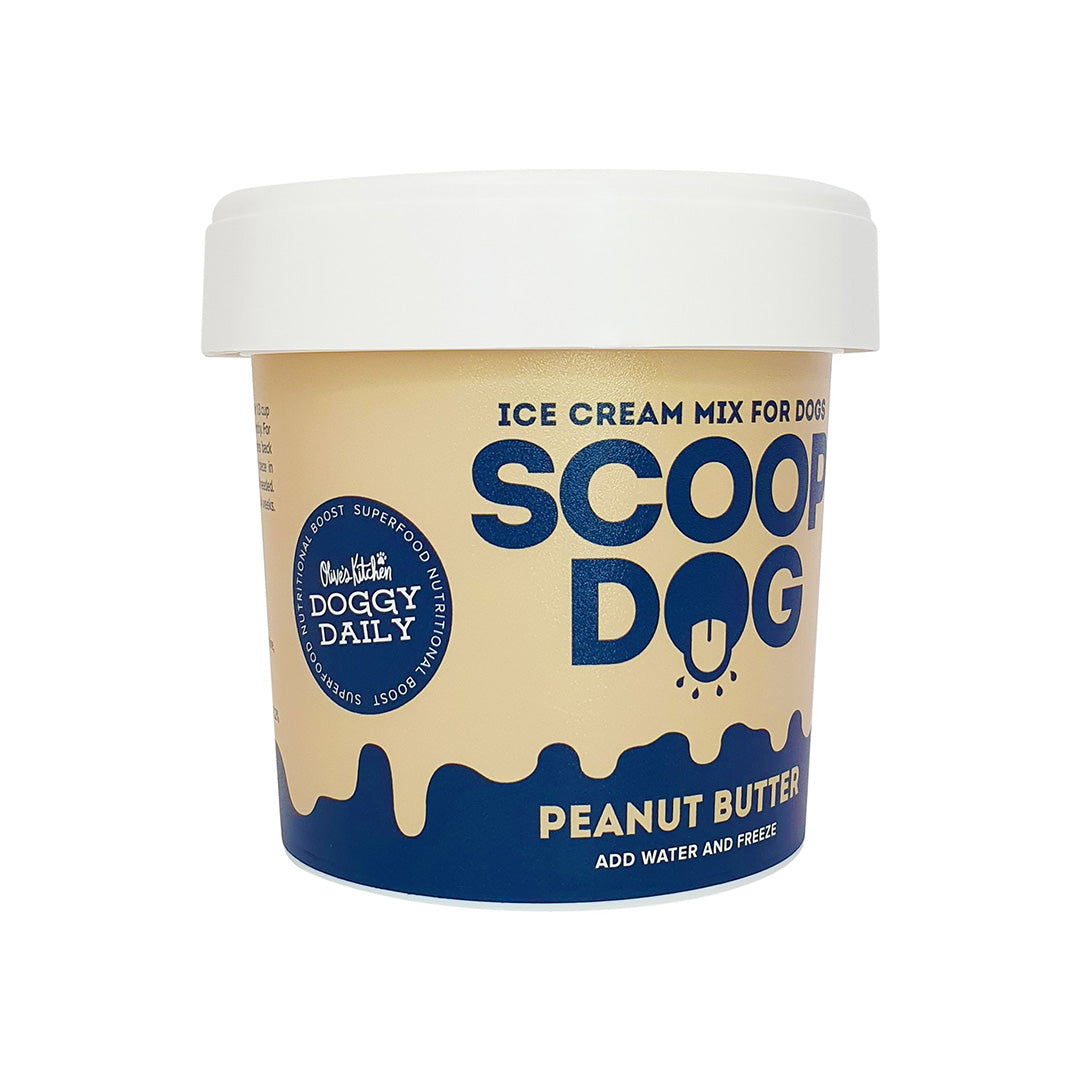 Scoop Dog x Olive's Kitchen Peanut Butter Ice Cream for Dogs 